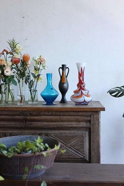 〇カルロモレッティ　花器③　Carlo Moretti ヴェネチアガラス ムラノ カルロモレッティ Carlo Moretti