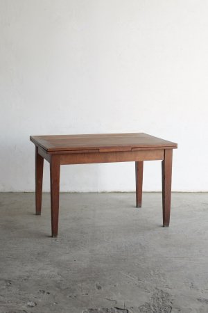 Solid oak draw leaf table[LY]