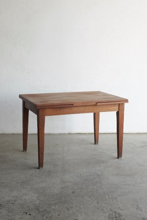 Solid oak draw leaf table[LY]