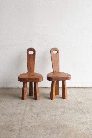 Solid elm chair