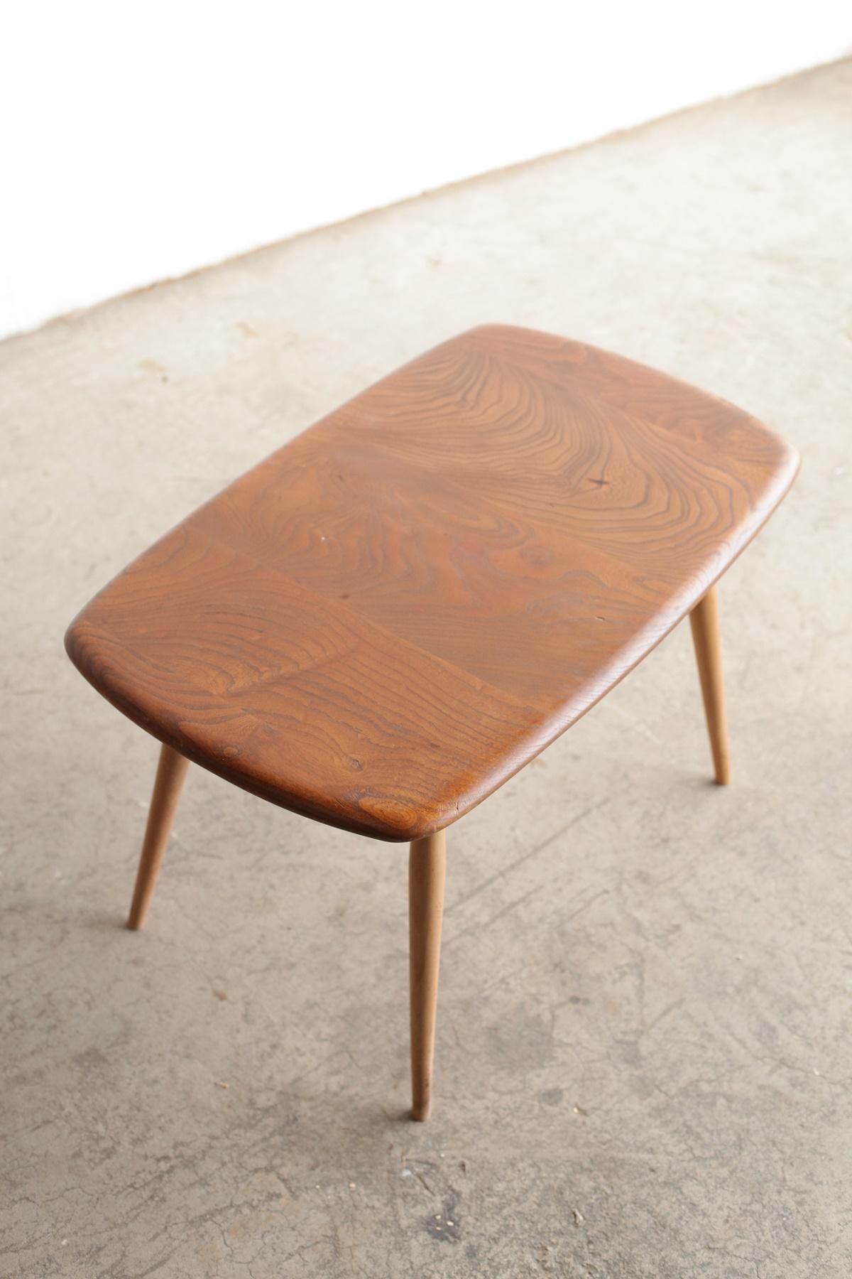 EACOL/コーヒーテーブル イギリス アーコール ercol ラック付コーヒーテーブル ち3-1