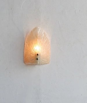  glass shade wall lamp