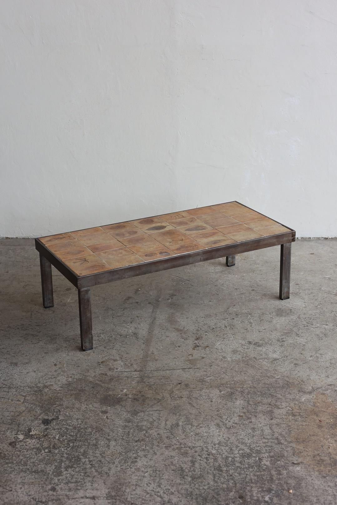 tile coffee table / Roger Capron[AY] - Antiques & Repair eel