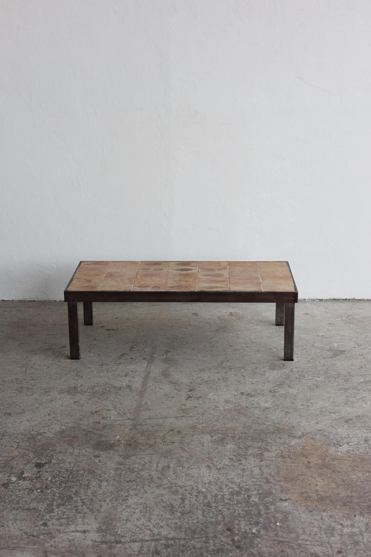 tile coffee table / Roger Capron[AY] - Antiques & Repair eel