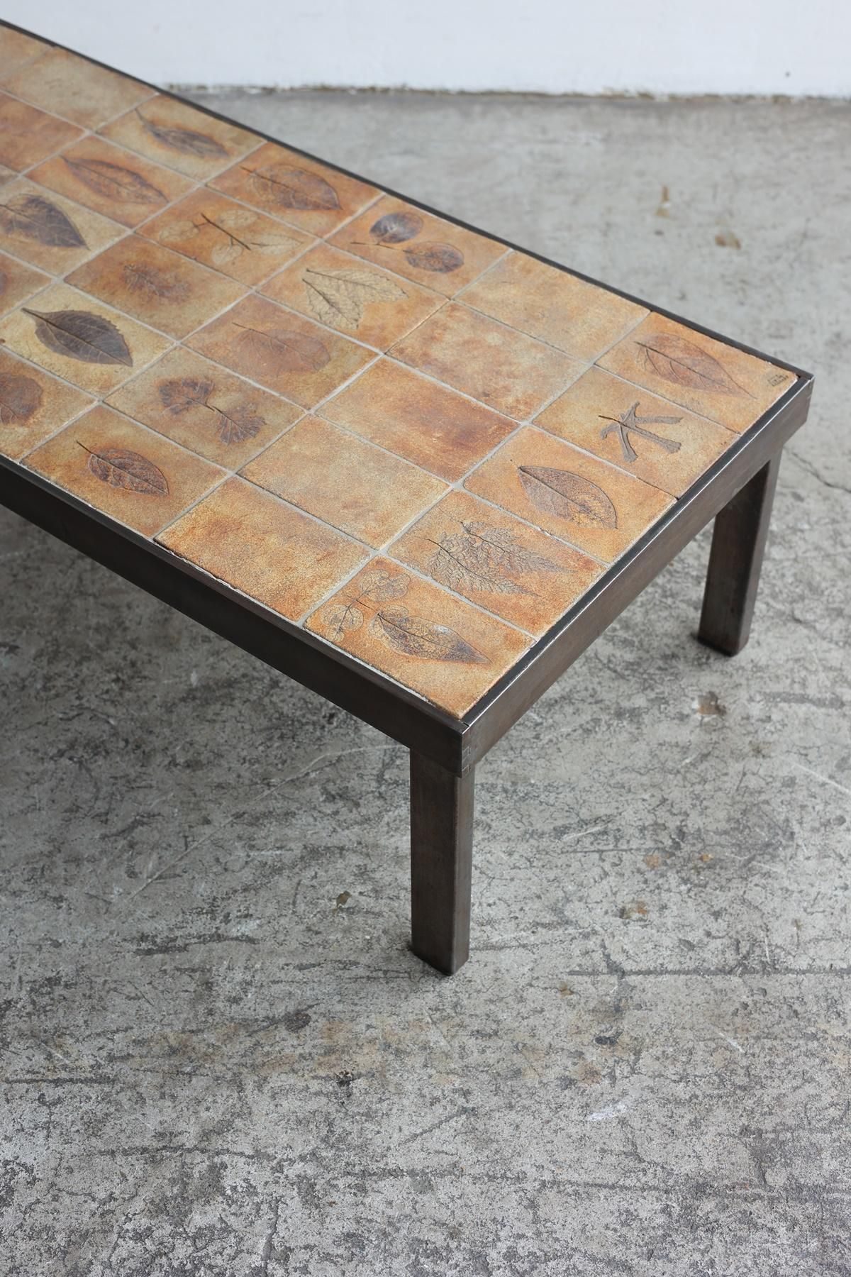 Roger capron テーブル フランス ビンテージ ぺリアン Roger capron