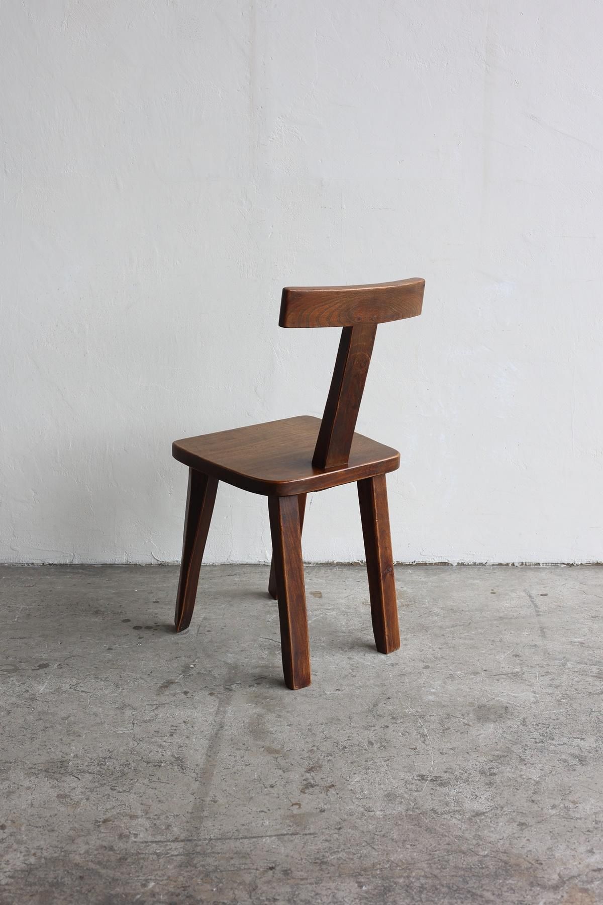 Brutalist T Chair A / Olavi Hanninen for Aranjou / France