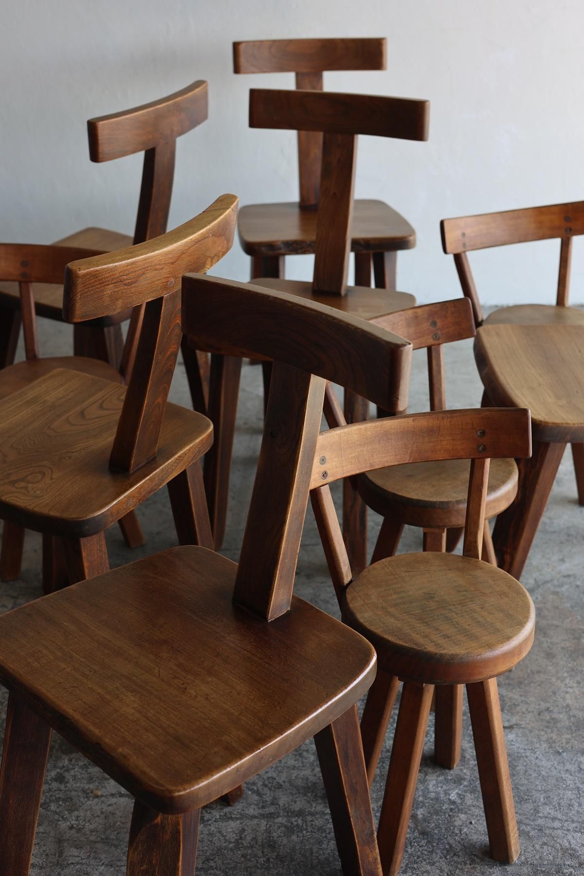 Brutalist T Chair A / Olavi Hanninen for Aranjou / France