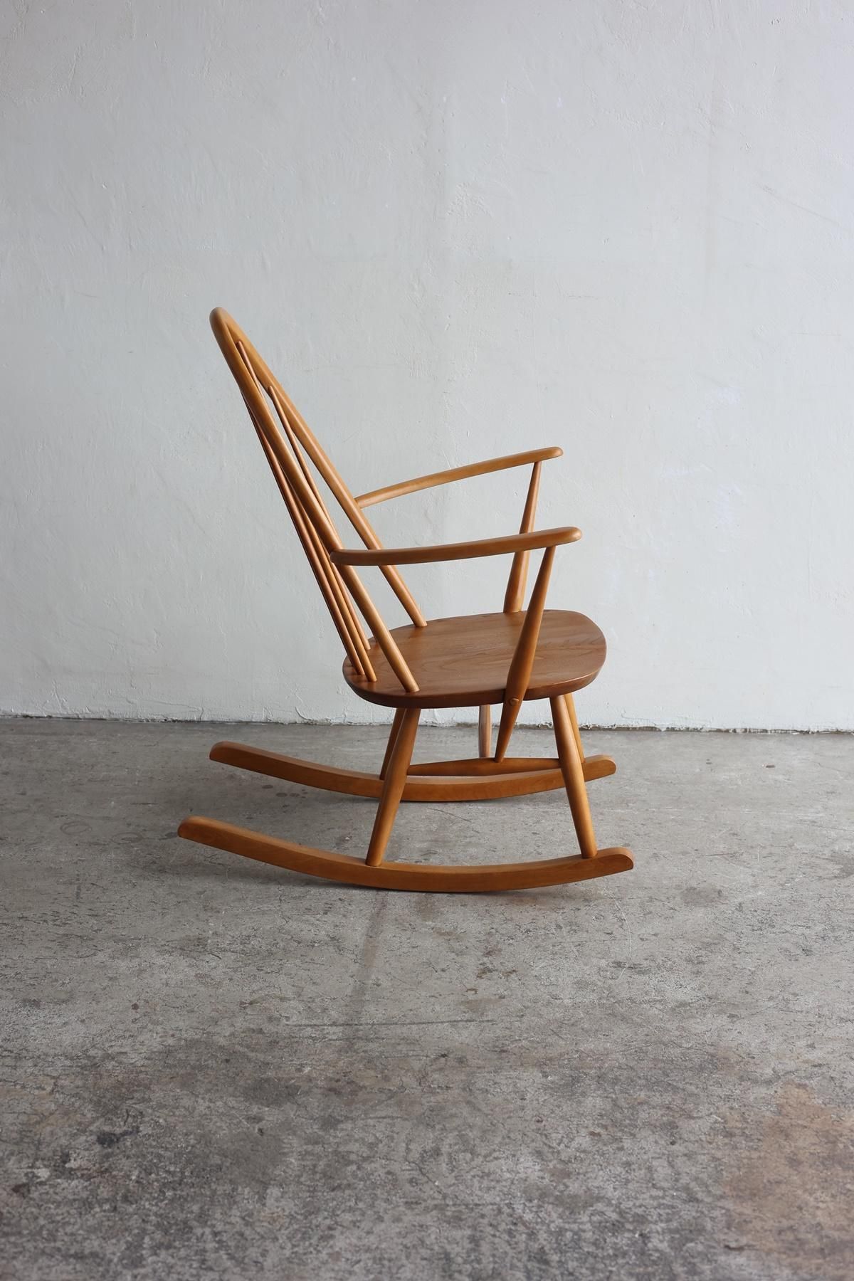 ルッキングチェアー　ERCOL ERCOL quaker rocking chair (large)[AY] - Antiques & Repair eel