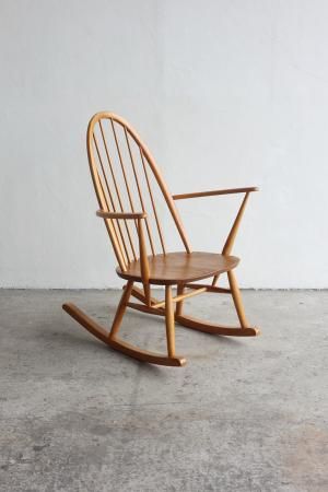 Ercol ロッキングチェア Made in England イギリスercol(アーコール)社の希少なグランドマザー