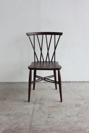 ERCOL Xback chair<br>(bell shaped seat/ dark）[AY]の商品画像