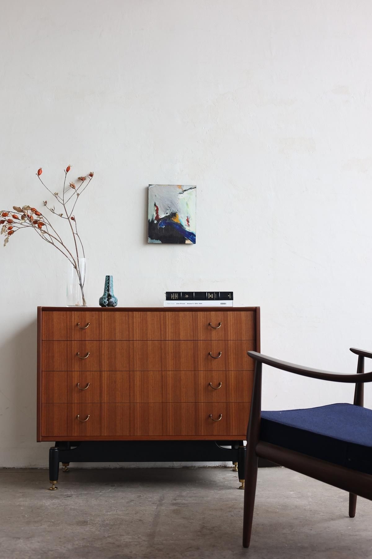 G-plan ”tola＆black” chest[LY] - Antiques & Repair eel