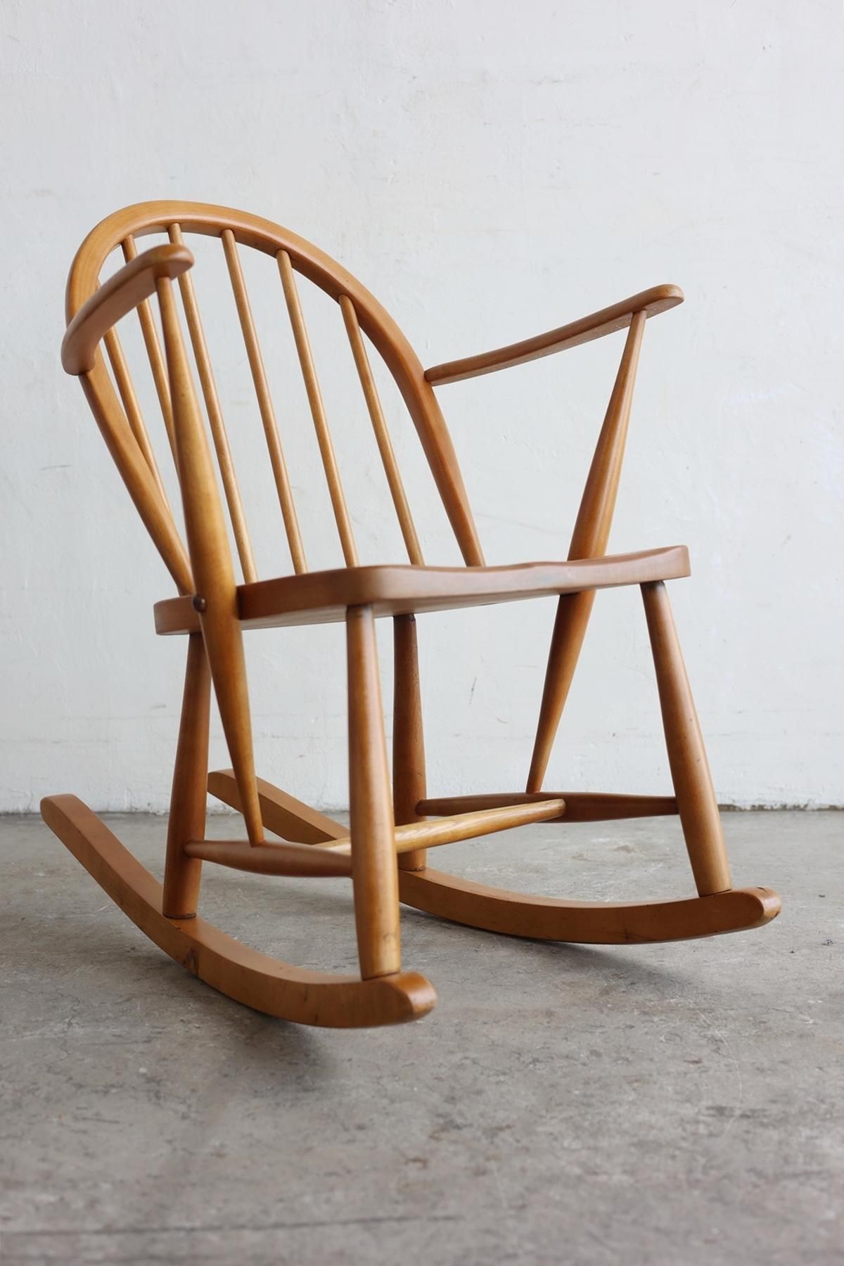 ルッキングチェアー　ERCOL ERCOL】ヴィンテージ ロッキングチェア(オールドコロニアル