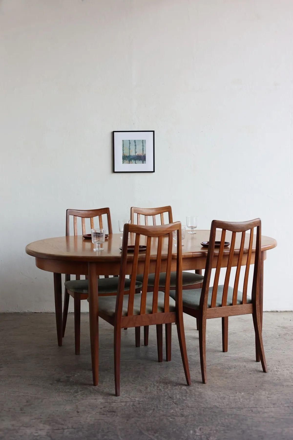 G-PLAN リフェクトリーテーブル G-plan extension round Dining Table (4385) – camori ヴィンテージ