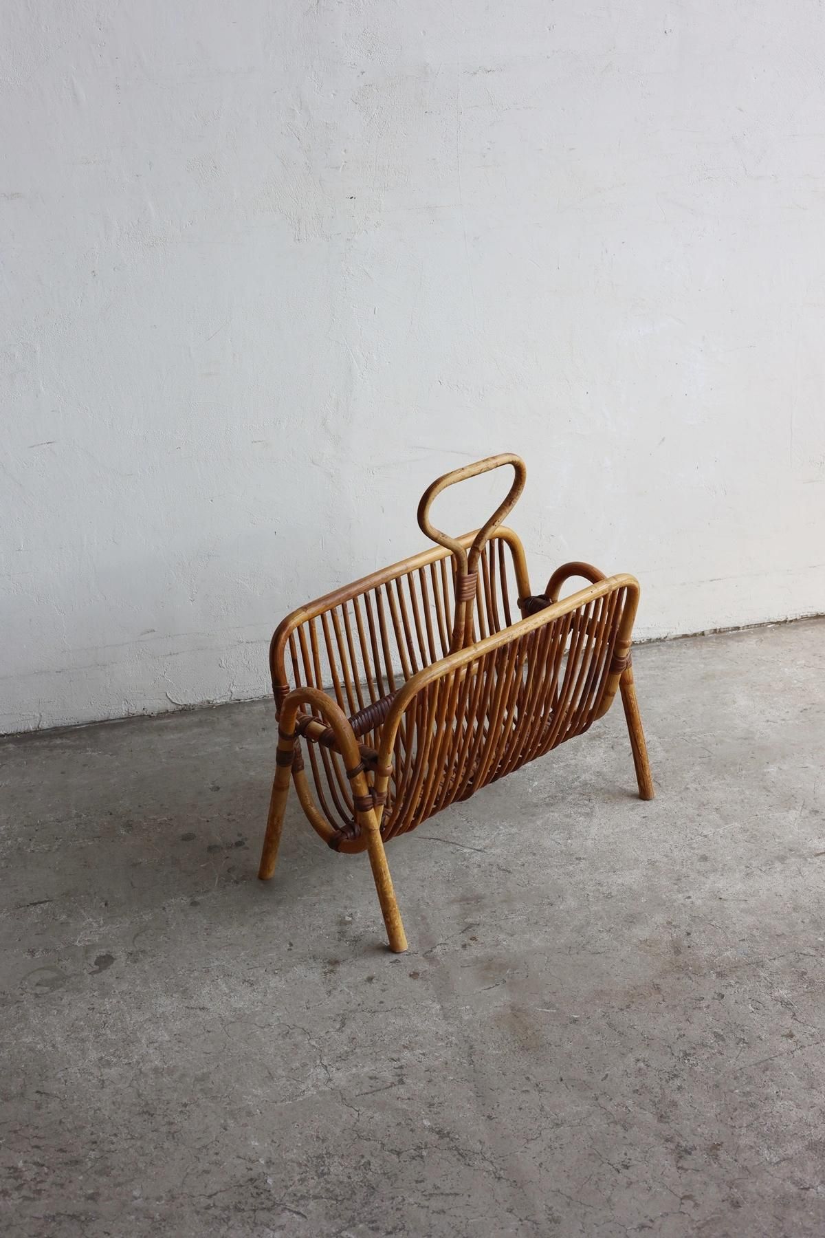 ラタンマガジンラック | フランス - Antiques & Repair eel