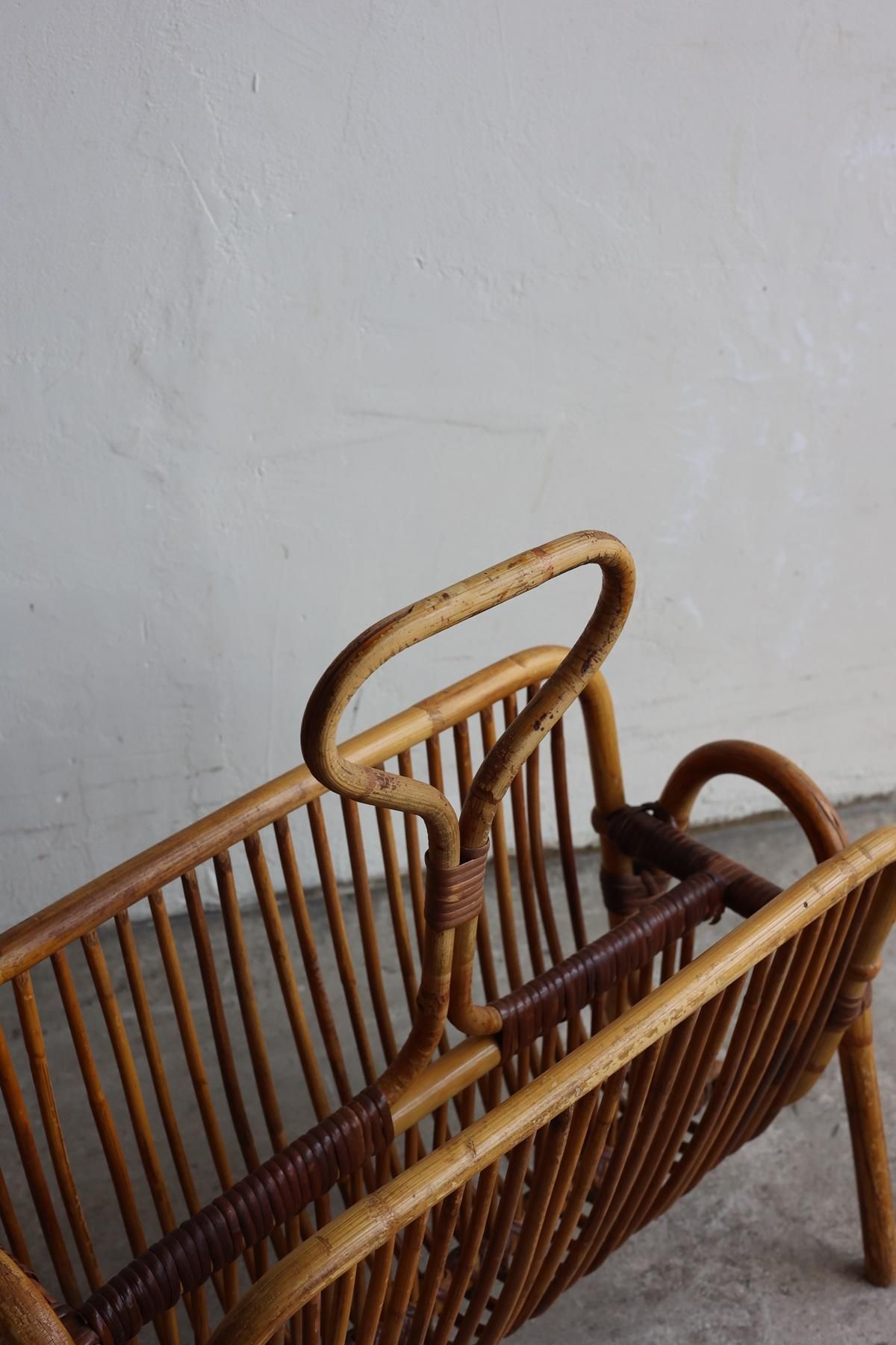 ラタンマガジンラック | フランス - Antiques & Repair eel