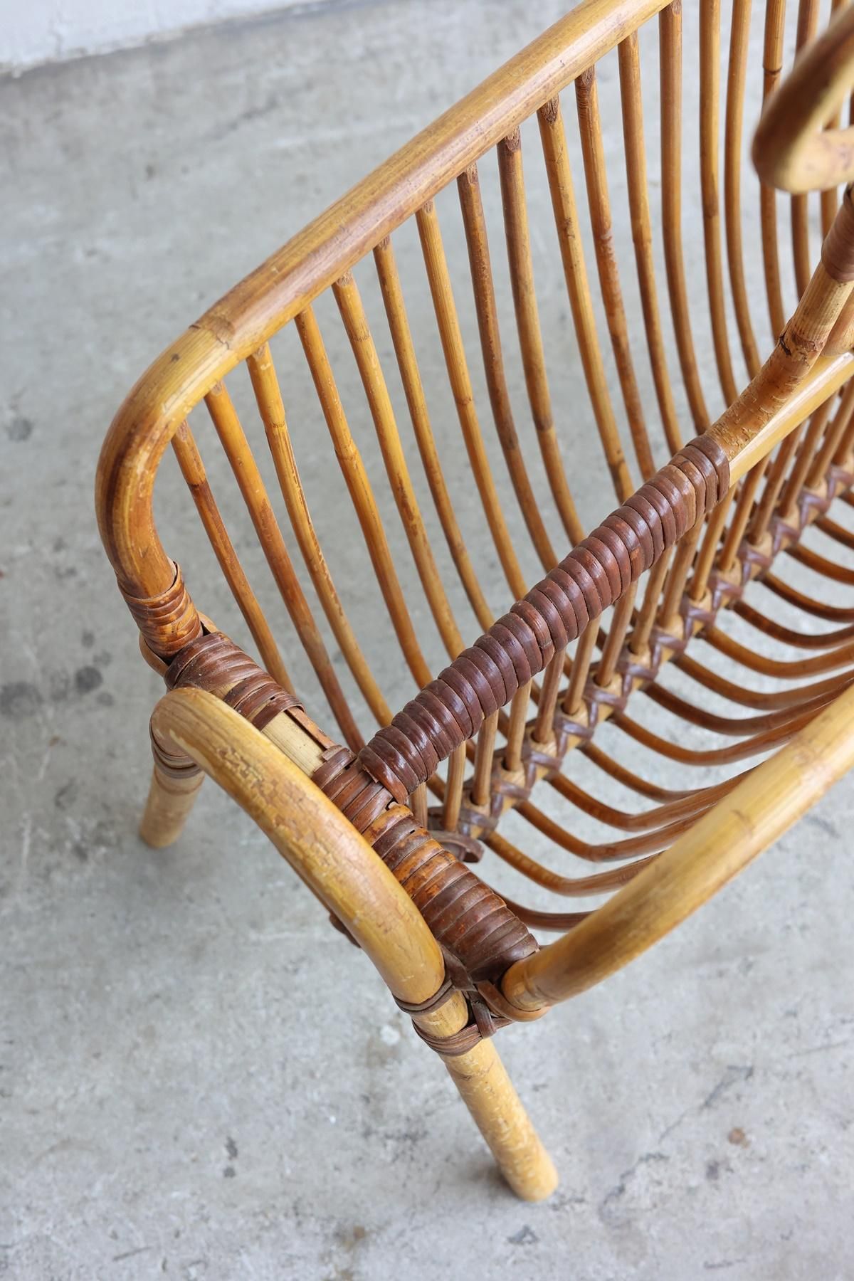 ラタンマガジンラック | フランス - Antiques & Repair eel