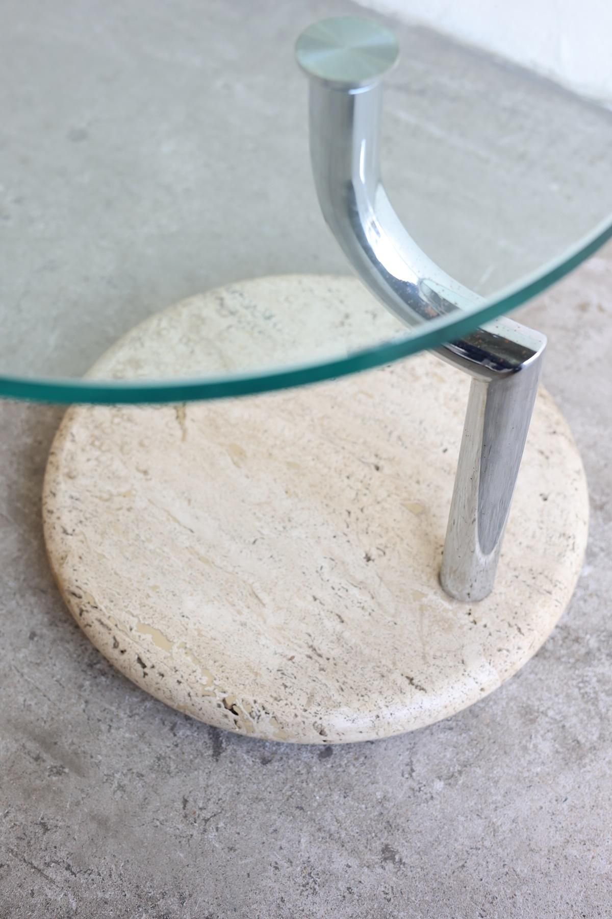 Glass top side tabe [LY] - Antiques & Repair eel