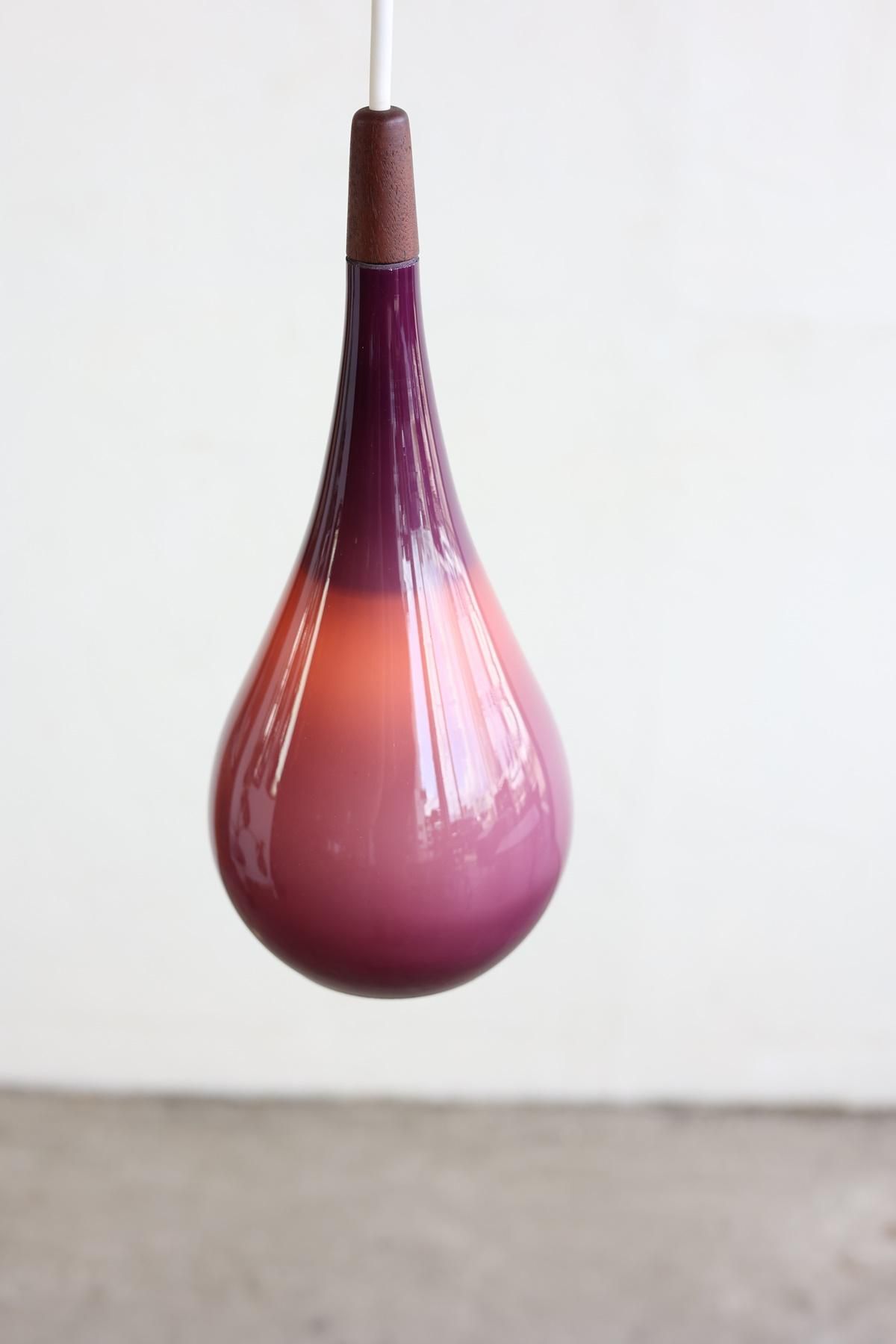 teardrop”/ Holmegaard for Louis Poulsen - Antiques & Repair eel