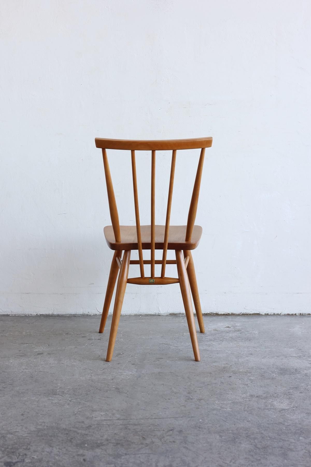 アーコールチェア　スティックバックチェア　⑤ アーコールERCOL スティックバックチェア｜アンティーク家具