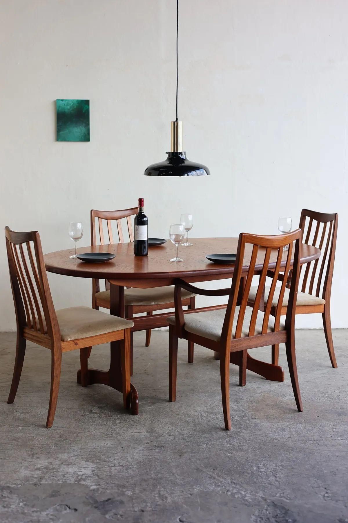 G-plan フレスコ ダイニングチェア | 美しいハイバック椅子 - Antiques