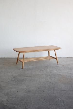 ヴィンテージ　スペイン製　サイドテーブル Woody Prime Boxツゲ材 Z字型ガラスサイドテーブル | 北米産ツゲ材使用