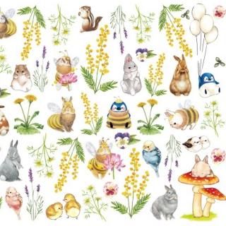 Snsで大人気 可愛いイラストレーターが描く動物 お星さま転写紙 Snsで大人気 可愛いイラストレーターが描く動物 お星さま転写紙