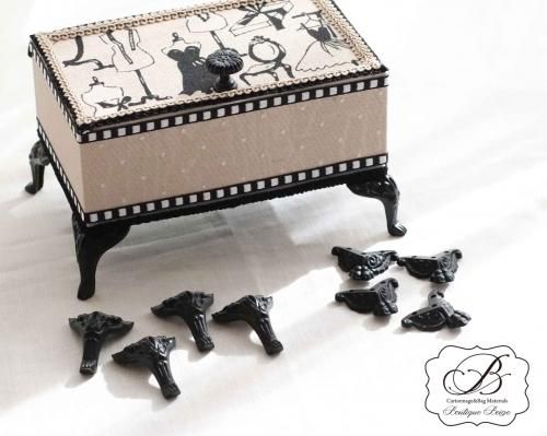 国内 最高級　ブランド♦️マルニ キャビネット♦️猫脚 希少デザイン サイズ♦️送料込 猫足Shortサイズ - カルトナージュ、バッグ材料shop Boutique de Beige