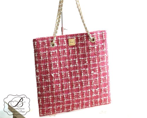 ☆Tweed Chain Bag☆Fuchsia Pink