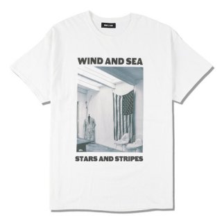 【WIND AND SEA】<br>WDS (STAR AND STRIPES) PHOTO T-SHIRT