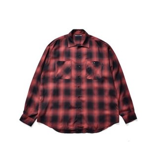 【MINEDENIM】<br>×CDL Rayon Ombre Check Shirt