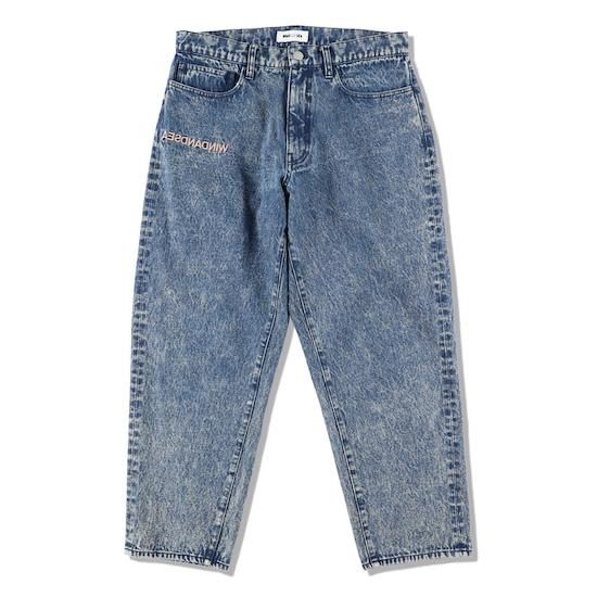 WIND AND SEA】WDS A32(INVERT) Mid Rise Wide Tapered Jeans