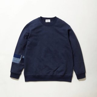 【KUON】<br>BORO Banded Sleeve Sweatshirt