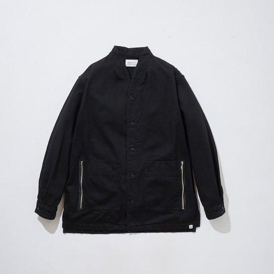 トップス KUON 9oz Denim Kimono Collar Shirt KUON・9oz DENIM KIMONO COLLAR SHIRT / browniegift