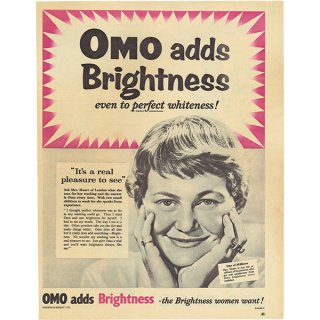 イギリスの古いヴィンテージ広告 OMO 016