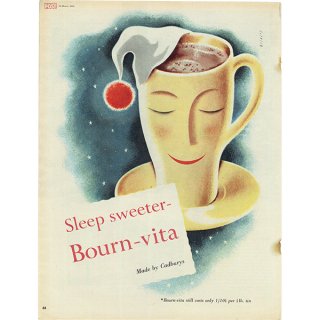イギリスの古いヴィンテージ広告 Cadbury社のBournvita(ボーン・ヴィタ) 015