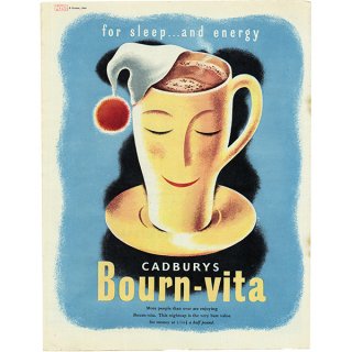 イギリスの古いヴィンテージ広告 Cadbury社のBournvita(ボーン・ヴィタ) 013