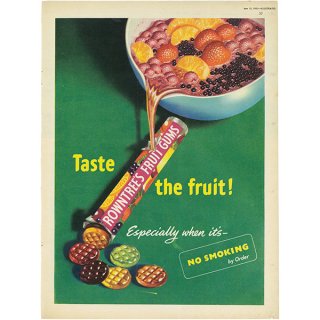 イギリスの古いヴィンテージ広告 Rowntree's Fruit Gums 027