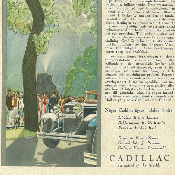 スウェーデンの古い雑誌表紙 Bonniers 1929-10-27 Nr44 047(アンティークプリント)