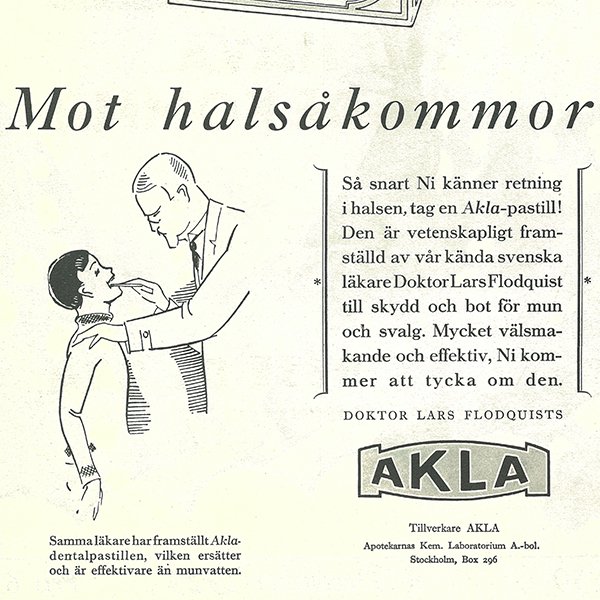 スウェーデンの古い雑誌表紙 Bonniers 1929-12-8 Nr50 055(アンティークプリント)