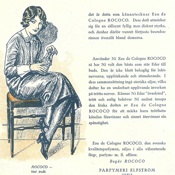 スウェーデンの古い雑誌表紙 Bonniers 1924-9-20 Nr38 061(ヴィンテージプリント)