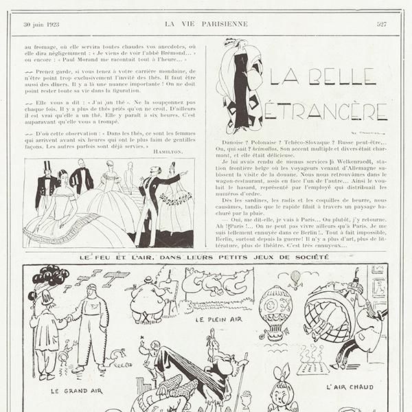 フランスの雑誌挿絵 ～LA VIE PARISIENNE～より（Sacha Zaliouk