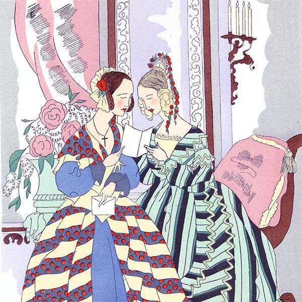 百貨店福袋 bアンティーク フランス・アール・デコのポショワー（ボワロー 絵画