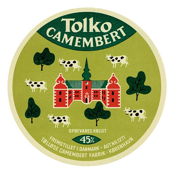 デンマークのヴィンテージチーズラベル（TOLKO） 002