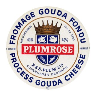 デンマークのヴィンテージチーズラベル（PLUMROSE） 016