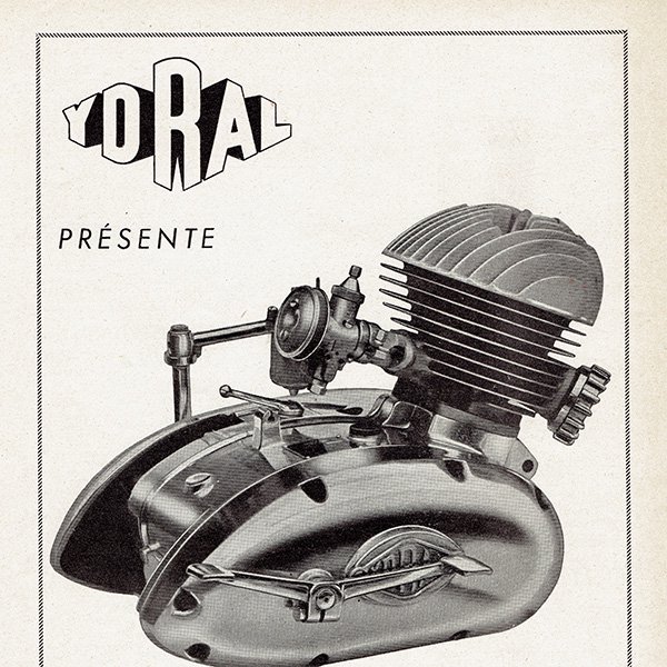 フランスのバイク雑誌広告 YDRAL 076