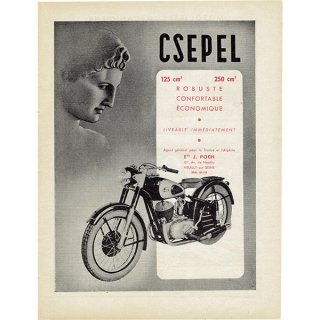 CSEPEL オートバイのヴィンテージ広告 0022