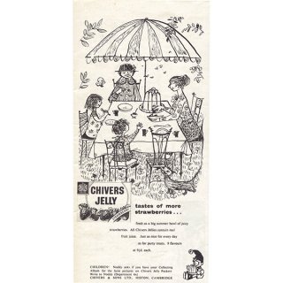 イギリスのヴィンテージ雑誌の広告 CHIVERS & SONS  0086