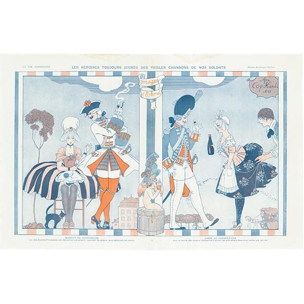ジョルジュ・バルビエ(George Barbier)フランスの雑誌挿絵 ジョルジュ・バルビエ(George Barbier)フランスの雑誌挿絵
