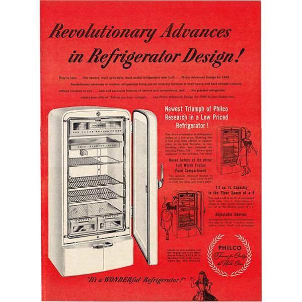 アメリカのヴィンテージ広告 Philco 冷蔵庫広告 008 アンティークプリント ヴィンテージプリントなどの古いプリント 古い紙もの専門店 コンフィーデザイン アメリカのヴィンテージ広告 Philco 冷蔵庫広告 008 アンティークプリント ヴィンテージプリントなどの古いプリント 古い紙もの専門店 コンフィーデザイン