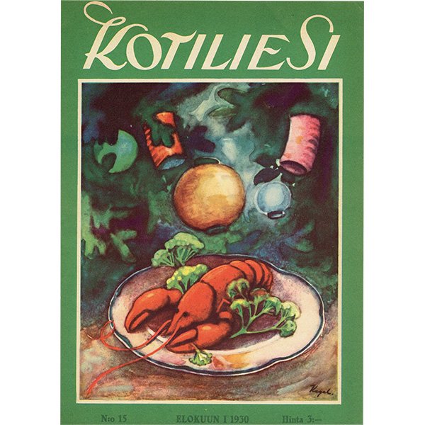 フィンランドのヴィンテージ雑誌「KOTILIESI」より歯磨き粉（SI-KO